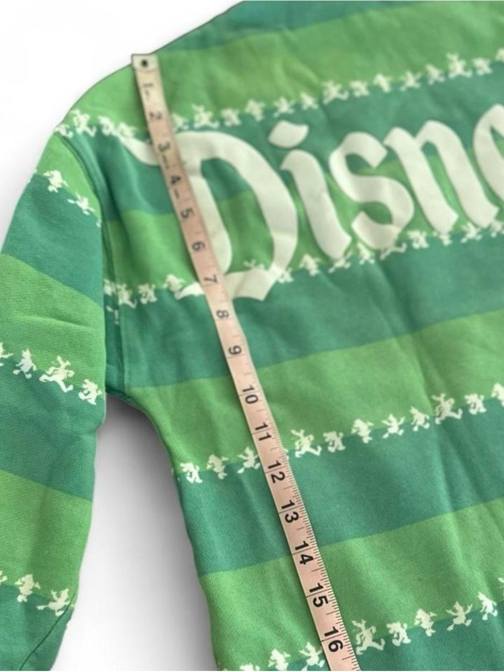 Disneyland cropped Green Striped Logo Spirit Jersey